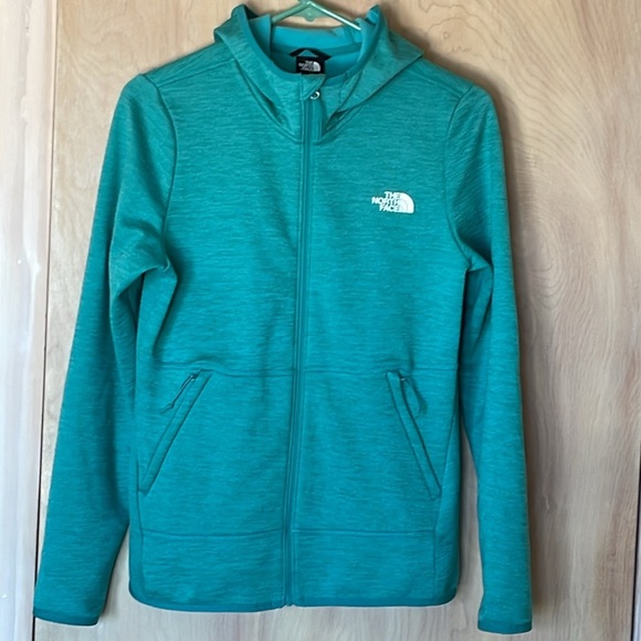 The North Face Womens Canyonlands Full-Zip Hoodie Jacket Green Turquoise Sz: S - Picture 3 of 14